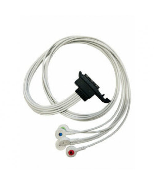 2.400176 5-wire patient cable, snap type, 82cm, medilogAR, SCHILLER