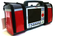2.156094 Emergency transport bag APLC 2 with metal bracket and accessories bags incl. shoulder strap, SCHILLER