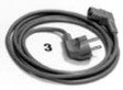 2.300005 Mains cable Schuko Europe 2,5m, 90° angled, SCHILLER
