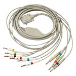 2.400118 10-wire patient cable, banana plug type, 3.5m, IEC, SCHILLER