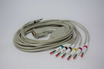 2.400180 10-wire patient cable IEC 3.1/2.55m, banana plug type, SCHILLER