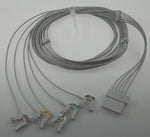 2.400216 5-wire patient cable IEC 3m clip type, LCX, SCHILLER