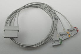 2.400215 3-wire patient cable IEC 3m clip type, LCX, SCHILLER