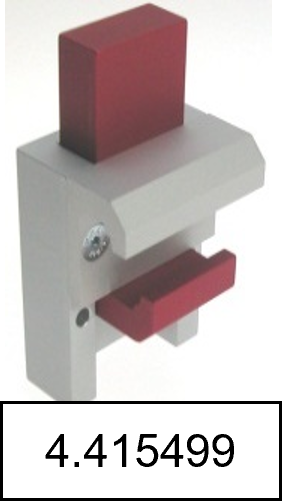 4.415499 Universal clamp for device mounting for T-rail 25x8 to 35x10 mm, SCHILLER