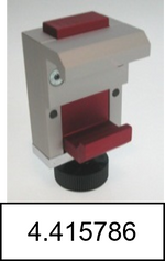 4.415786 Universal clamp for device mounting with tensioning screw for T-rail 25x8 to 35x10 mm, SCHILLER