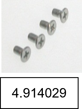 4.914029 Crosshead screw M4x8, SCHILLER