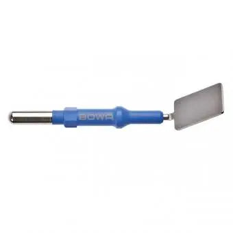 500-024 Plate electrode, 10 x 15 mm, shaft 4 mm, BOWA