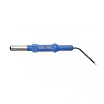 500-113 Micro needle electrode, tungsten wire, angled, shaft 4 mm, BOWA