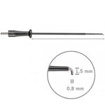 510-108 Needle electrode, arthroscopy, 90 ° angled, 1.5 x 0.8 mm, BOWA