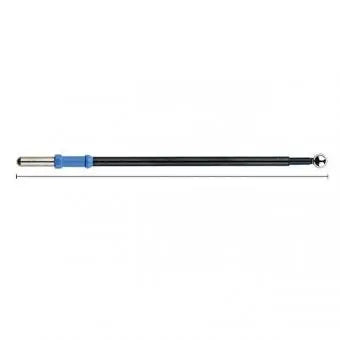 520-030 Ball electrode, straight, Ø 6 mm, 124 mm, insulated shaft 4 mm, BOWA