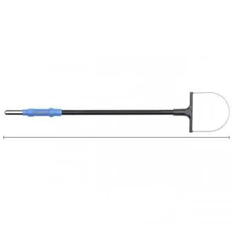 520-136 Loop electrode, 25 x 25 mm, 143 mm, insulated shaft 4 mm, BOWA