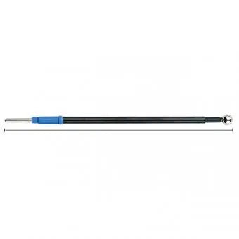 530-030 Ball electrode, Ø 6 mm, 128 mm, insulated shaft 2.4 mm, BOWA