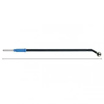 530-035 Ball electrode, Ø 6 mm, angled, 128 mm, insulated shaft 2.4 mm, BOWA