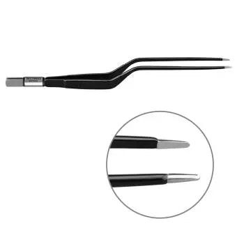 605-002 Bipolar forceps, bayonet, 195 mm, 6 mm x 1 mm, BOWA