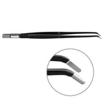 605-007 Bipolar forceps, angled, 195 mm, 8 mm x 2 mm, BOWA