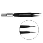 605-019 Bipolar forceps, straight, 110 mm, 6 mm x needle, BOWA