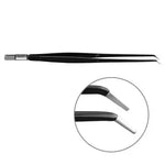 605-024 Bipolar forceps, angled, 220 mm, 8 mm x 1 mm, BOWA
