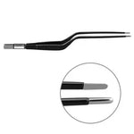 605-034 Bipolar forceps, bayonet, 195 mm, 8 mm x 2 mm, BOWA