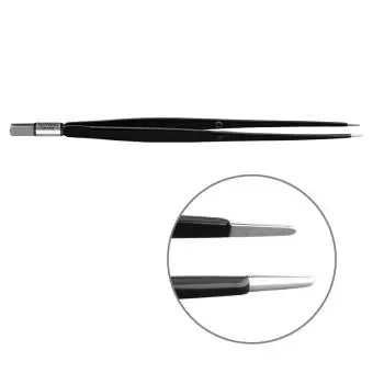 605-041 Bipolar forceps, straight, 220 mm, 8 mm x 1 mm, BOWA
