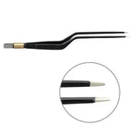 607-002 Bipolar forceps, NON-Stick-Gold, bayonet, 195 mm, 6 mm x 1 mm, BOWA