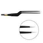 607-102 Bipolar forceps, NON-Stick-Gold, bayonet, 200 mm, 0.3 mm, BOWA