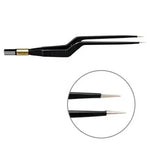 607-106 Bipolar forceps, NON-Stick-Gold, bayonet, 180 mm, 0.6 mm, BOWA