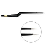 607-108 Bipolar forceps, NON-Stick-Gold, bayonet, 220 mm, 0.6 mm, BOWA