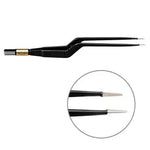 607-110 Bipolar forceps, NON-Stick-Gold, bayonet, 180 mm, 1 mm, BOWA