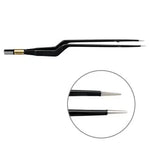 607-112 Bipolar forceps, NON-Stick-Gold, bayonet, 220 mm, 1 mm, BOWA