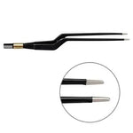 607-115 Bipolar forceps, NON-Stick-Gold, bayonet, 200 mm, 2 mm, BOWA