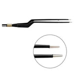 607-116 Bipolar forceps, NON-Stick-Gold, bayonet, 220 mm, 2 mm, BOWA