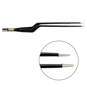 607-116 Bipolar forceps, NON-Stick-Gold, bayonet, 220 mm, 2 mm, BOWA