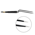 607-153 Bipolar forceps, NON-Stick-Gold, round handle, bayonet, 250 mm, 1 mm, BOWA
