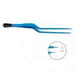610-016 Monopolar forceps, bayonet, 195 mm, 8 mm x 2 mm, BOWA