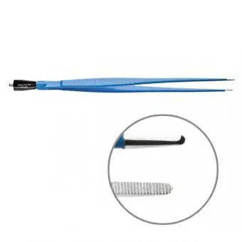 610-017 Monopolar forceps, straight, 195 mm, 8 mm x 2 mm, BOWA