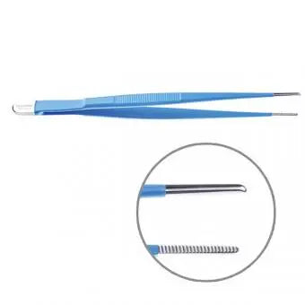 612-018 Monopolar forceps, anatomic, 180 mm, 18 mm x 2 mm, BOWA