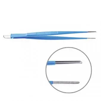 612-025 Monopolar forceps, anatomic, 250 mm, 18 mm x 2.4 mm, BOWA