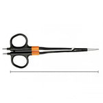 797-180 BiZZER, bipolar scissors, 180 mm, curved, slight, BOWA