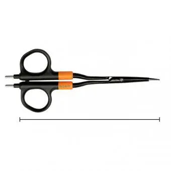 798-145 BiZZER, bipolar scissors, 145 mm, curved, fine, BOWA