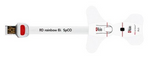 8000-000818 RD rainbow 8λ SpCO Sensore Adulto, ZOLL