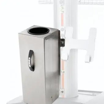 902-934 ARC CART, Single gas cylinder attachment, closed, right, BOWA
