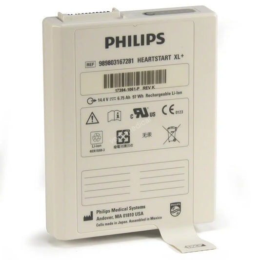 989803167281 HeartStart XL+ Battery Ricaricabile Al Litio XL+, Philips