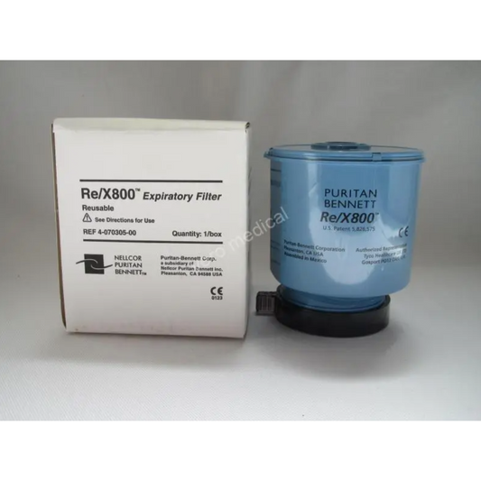 4-070305-00 RE/X800 EXPIRATORY BACTERIAL FILTER, PB840, PURITAN BENNETT