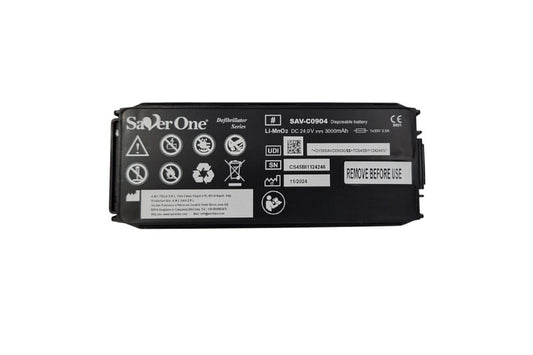 SAV-C0904 Batteria non ricaricabile per DAE Saver One Series, AMI ITALIA